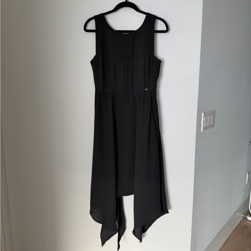 CHANEL Black High Low Dress